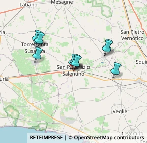 Mappa Via S. Pasquale, 72026 San Pancrazio Salentino BR, Italia (6.00364)