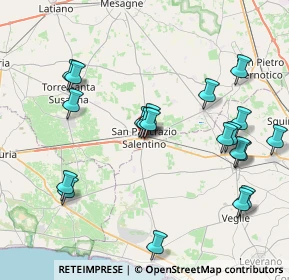 Mappa Via S. Pasquale, 72026 San Pancrazio Salentino BR, Italia (9.26)