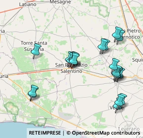 Mappa Via S. Pasquale, 72026 San Pancrazio Salentino BR, Italia (8.6005)