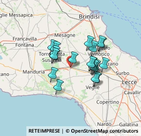 Mappa Via S. Pasquale, 72026 San Pancrazio Salentino BR, Italia (11.176)