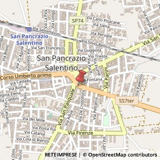 Mappa Corso Umberto I°, 232, 72026 San Pancrazio Salentino, Brindisi (Puglia)