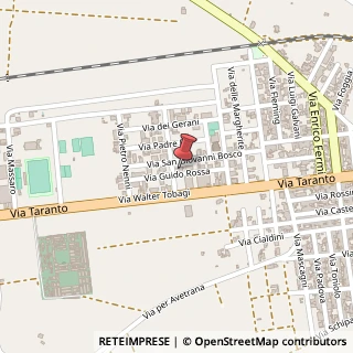 Mappa Via G. Rossa, 12, 72026 San Pancrazio Salentino, Brindisi (Puglia)