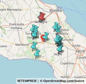 Mappa Via Palmiro Togliatti, 72026 San Pancrazio Salentino BR, Italia (11.3675)