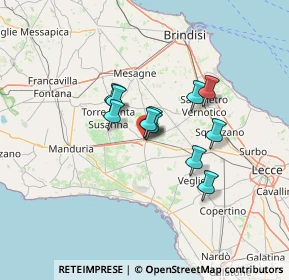 Mappa Corso Umberto I, 72026 San Pancrazio Salentino BR, Italia (9.70273)