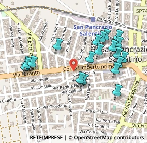 Mappa Corso Umberto I, 72026 San Pancrazio Salentino BR, Italia (0.271)
