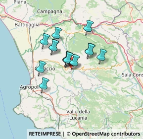 Mappa Roccadaspide, 84049 Castel San Lorenzo SA, Italia (9.96067)