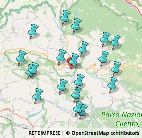 Mappa Roccadaspide, 84049 Castel San Lorenzo SA, Italia (8.6495)