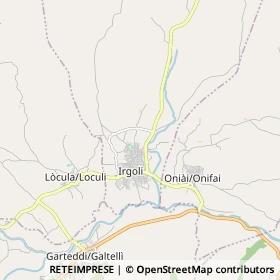 Mappa Irgoli
