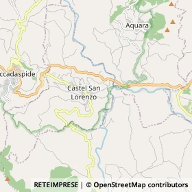 Mappa Castel San Lorenzo