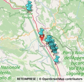 Mappa Via 4 Querce, 84036 Sala Consilina SA, Italia (6.54455)