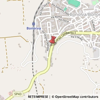 Mappa Corso Umberto I, 93, 07012 Bonorva SS, Italia, 07012 Bonorva, Sassari (Sardegna)