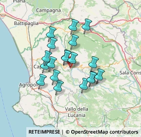 Mappa Via Dragonata, 84049 Castel San Lorenzo SA, Italia (11.68895)