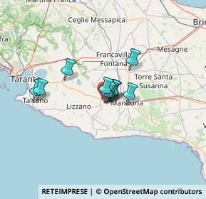 Mappa Zona industriale via per, 74028 Sava TA, Italia (8.03818)