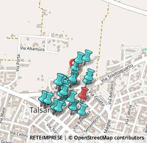 Mappa Via Brunelleschi Talsano, 74122 Taranto TA, Italia (0.20714)
