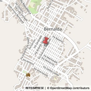 Mappa Via Montegrappa, 2, 75012 Bernalda, Matera (Basilicata)