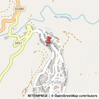 Mappa Via Deffenu, 25, 08020 Orune, Nuoro (Sardegna)