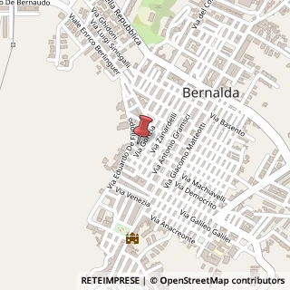 Mappa Via Albini, 6, 75012 Bernalda, Matera (Basilicata)