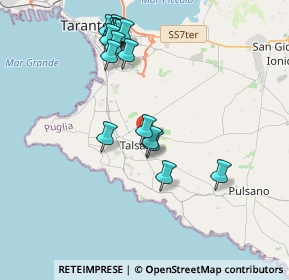 Mappa Via Filippo Brunelleschi, 74122 Taranto TA, Italia (4.24)