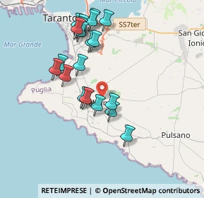 Mappa Via Filippo Brunelleschi, 74122 Taranto TA, Italia (3.9715)