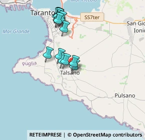 Mappa Via Filippo Brunelleschi, 74122 Taranto TA, Italia (3.89813)