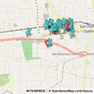Mappa Via per Avetrana, 72026 San Pancrazio Salentino BR, Italia (1.03333)