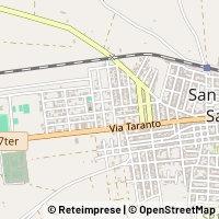 Map San Pancrazio Salentino