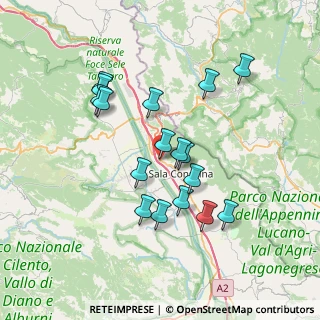 Mappa Via S. Maria della Misericordia, 84036 Sala Consilina SA, Italia (7.17471)