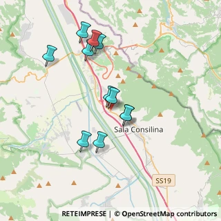 Mappa Via S. Maria della Misericordia, 84036 Sala Consilina SA, Italia (3.60455)
