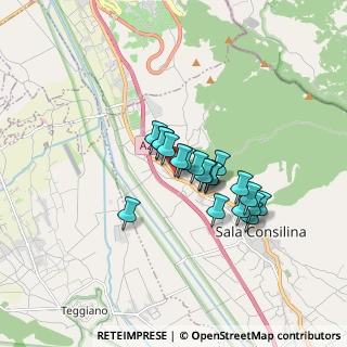 Mappa VIA M.S. MISERICORDIA, 84036 Sala Consilina SA, Italia (1.29)