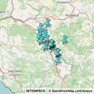 Mappa VIA M.S. MISERICORDIA, 84036 Sala Consilina SA, Italia (7.9615)
