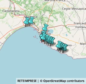 Mappa Via Murici, 74122 Taranto TA, Italia (9.7345)