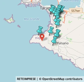 Mappa Via Murici, 74122 Taranto TA, Italia (4.45176)