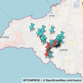 Mappa Via Murici, 74122 Taranto TA, Italia (0.708)