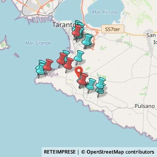 Mappa Via Gentile, 74122 Taranto TA, Italia (3.376)