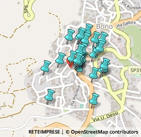 Mappa Via Giosuè Carducci, 07011 Bono SS, Italia (0.15714)