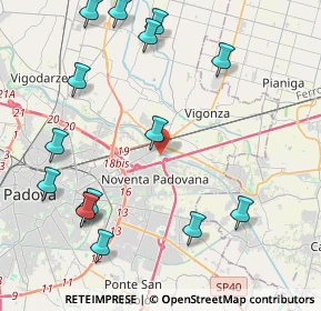 Mappa Vicolo Martiri della Libertà, 35129 Padova PD, Italia (5.12067)