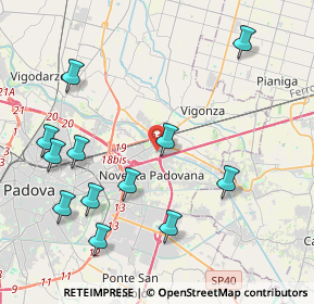 Mappa Vicolo Martiri della Libertà, 35129 Padova PD, Italia (4.635)