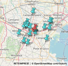 Mappa Vicolo Martiri della Libertà, 35129 Padova PD, Italia (10.02263)