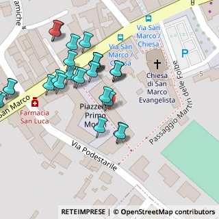 Mappa Piazzetta Primo, 35129 Padova PD, Italia (0.04643)