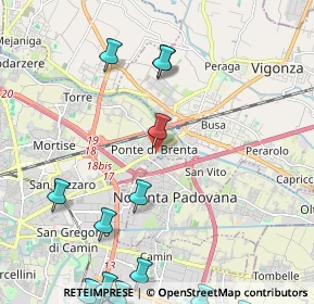 Mappa Via Podestarile, 35129 Padova PD, Italia (3.2575)