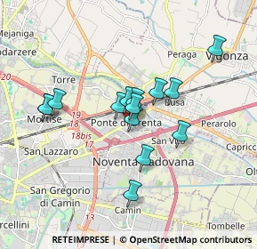 Mappa Via Podestarile, 35129 Padova PD, Italia (1.42071)