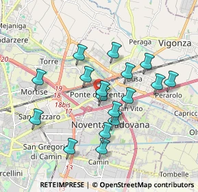 Mappa Via Podestarile, 35129 Padova PD, Italia (1.67294)