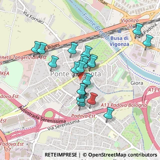 Mappa Via Podestarile, 35129 Padova PD, Italia (0.37)