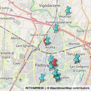 Mappa Via Michelangelo Buonarroti, 35133 Padova PD, Italia (2.65857)