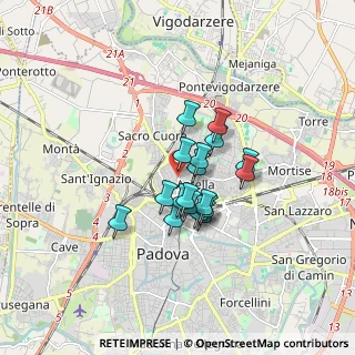 Mappa Via Michelangelo Buonarroti, 35133 Padova PD, Italia (1.12222)