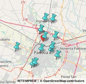Mappa Via Michelangelo Buonarroti, 35133 Padova PD, Italia (2.94231)
