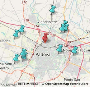 Mappa Via Michelangelo Buonarroti, 35133 Padova PD, Italia (4.1775)