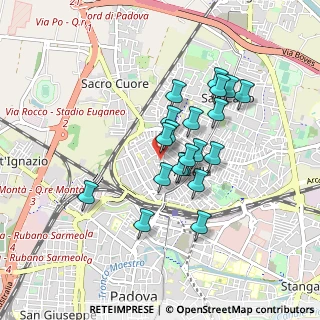 Mappa Via Michelangelo Buonarroti, 35133 Padova PD, Italia (0.6975)