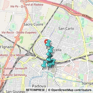 Mappa Via Michelangelo Buonarroti, 35133 Padova PD, Italia (0.74545)