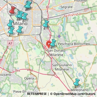 Mappa Piazza Boldrini, 20097 San Donato Milanese MI, Italia (6.54083)